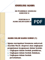 Agama Dan Kajian Ilmiah, 1