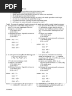 Probability 7.1.1 Sample Space and Events: H E B A T