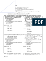 Probability 7.1.1 Sample Space and Events: H E B A T