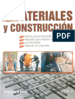 Materiales Y Construcción - Gaspar de La Garza (2da Edición)