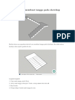 Tutorial Membuat Tangga Pada Sketchup