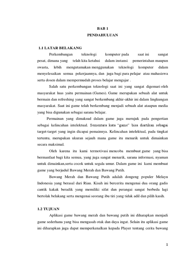 Contoh Proposal Game 2 PDF