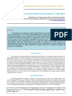 Dye Sensitized Solar Cells - A Review