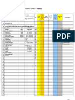 Daftar Alat Kerja Proyek WTC 3 Bulan Januari 2017 For Ho Jci r2 Hide r3