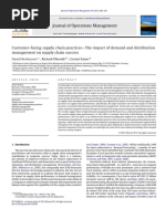 Customer-Facing Supply Chain Practices-The Impact of Demand and Distribution PDF