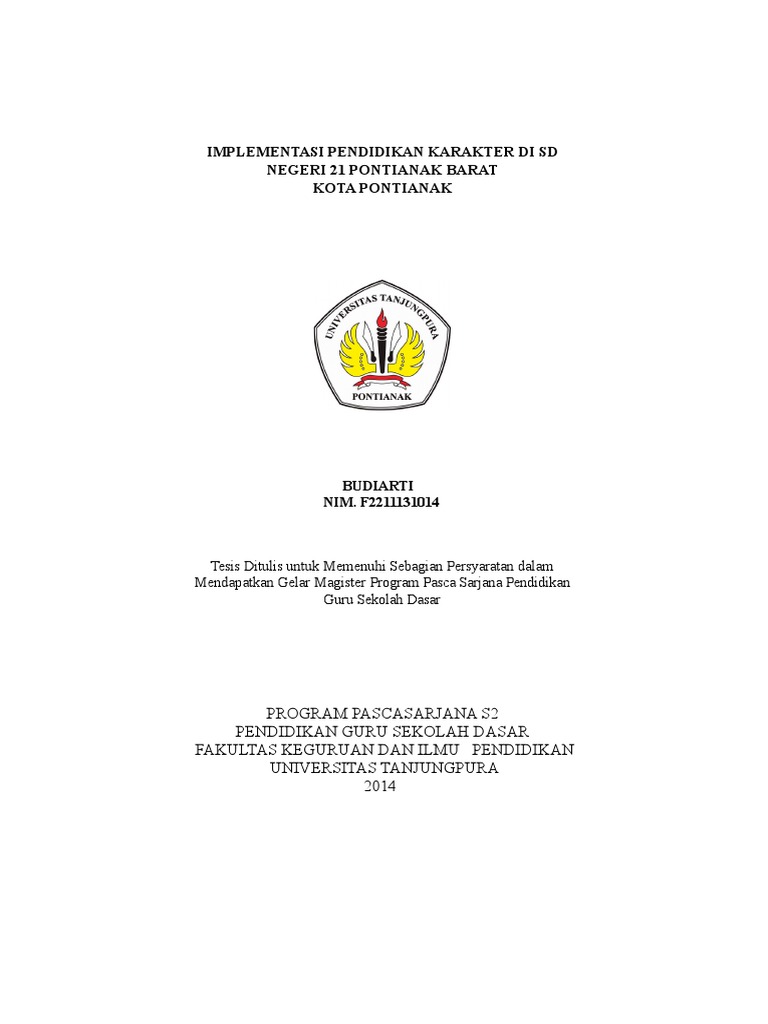 1 Implementasi Pendidikan Karakter Di Smp Muh I Kota Ternate
