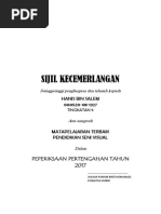 Sijil Penghargaan Matapelajaran Terbaik