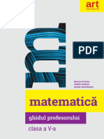 ART Matematica Cls5 Ghidul Profesorului