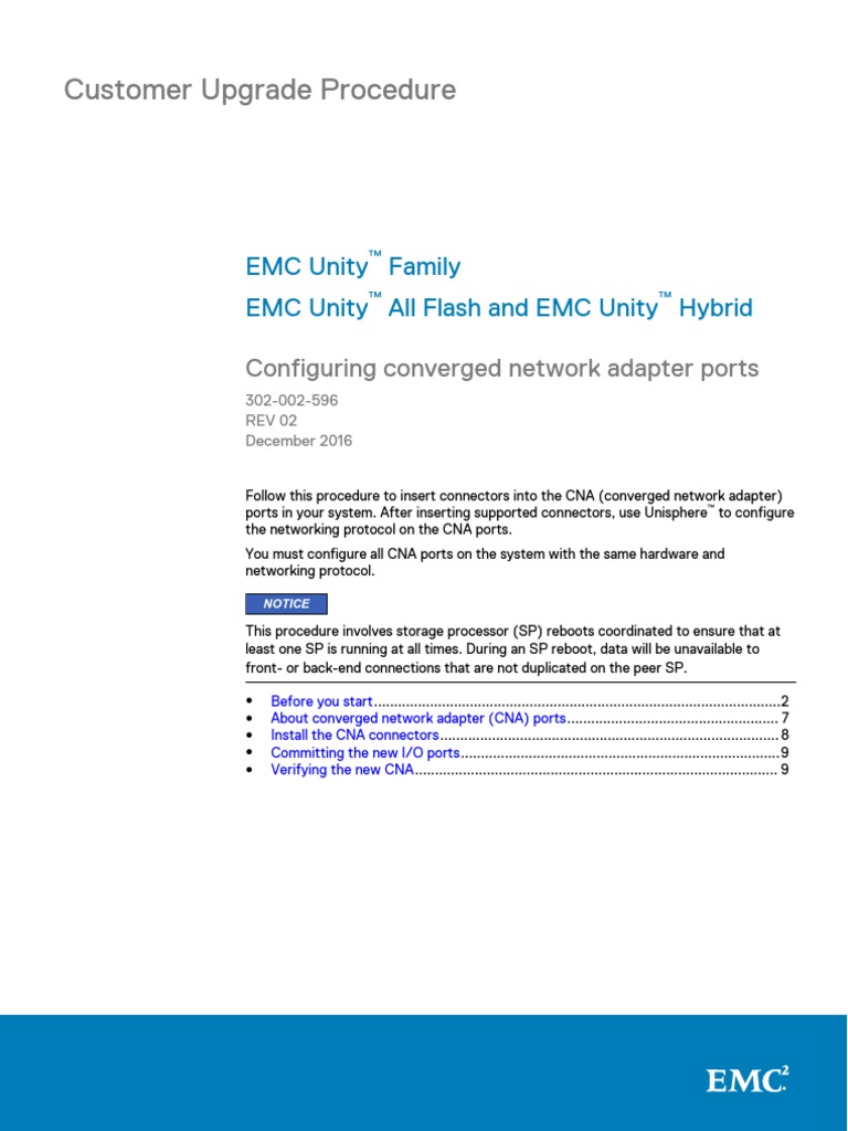 Docu69346 Unity Hybrid and Unity All Flash Configuring Converged ...