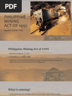 Philippine Mining ACT OF 1995