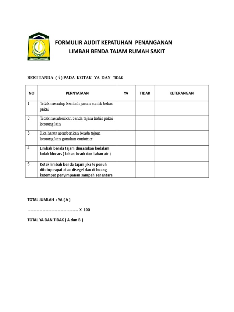 Lembar Audit Ppi | PDF
