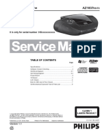 Philips AZ 1837 Service Manual Philips