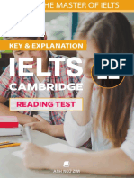 Key and Explanation For Cambridge IELTS 12 Reading Tests (ZIM Academy)