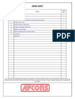 Index Sheet: SR. NO. Topic NO