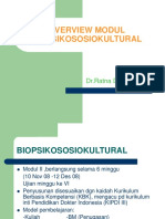 Overview Modul Biopsikososiokultural