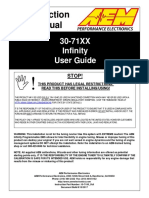 Infinity Stand-Alone Programmable Engine Management System Full Manual