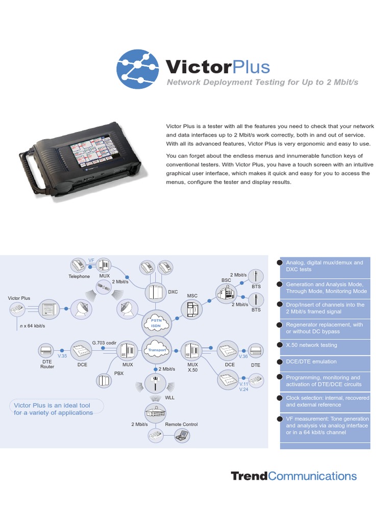 Victor: Network Deployment Testing For Up To 2 Mbit/s | Download Free ...
