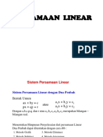 Sistem Persamaan Linier1