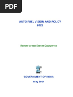 Auto Fuel Policy Vision 2025