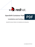 OpenShift Container Platform 3.6 Installation and Configuration en US