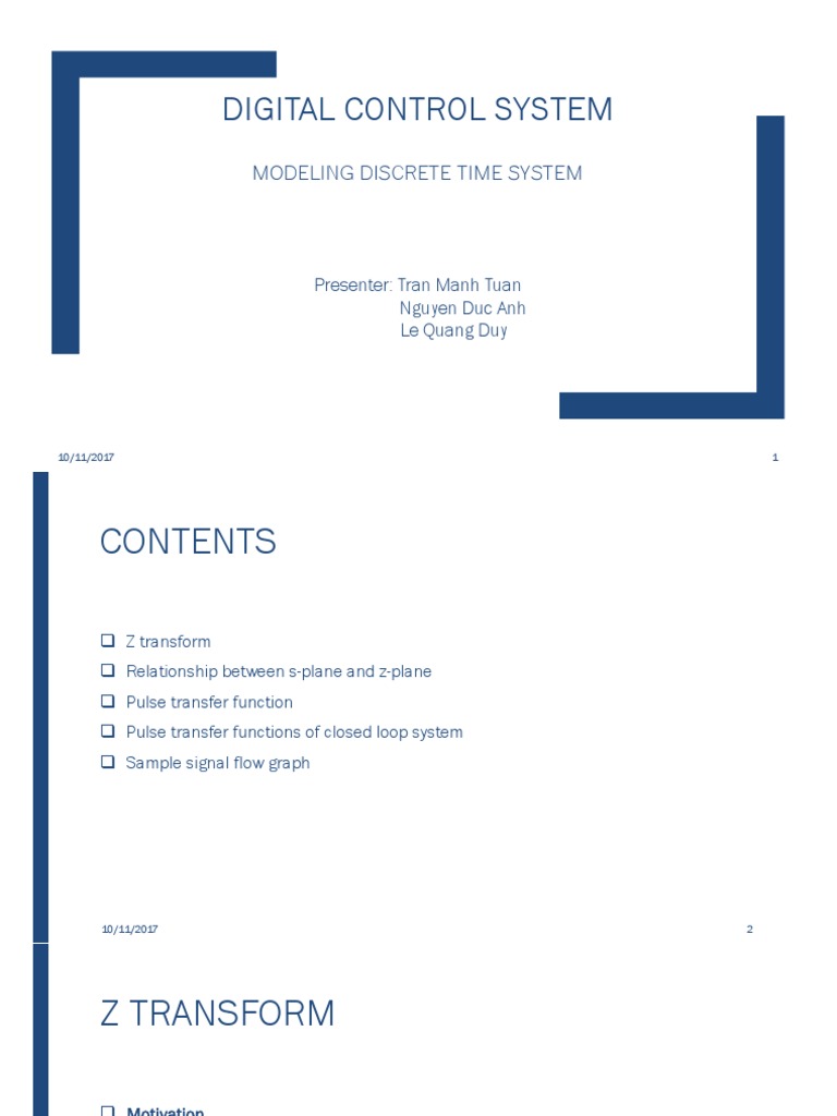 Digital Control System 1 | PDF | Applied Mathematics | Teaching Mathematics