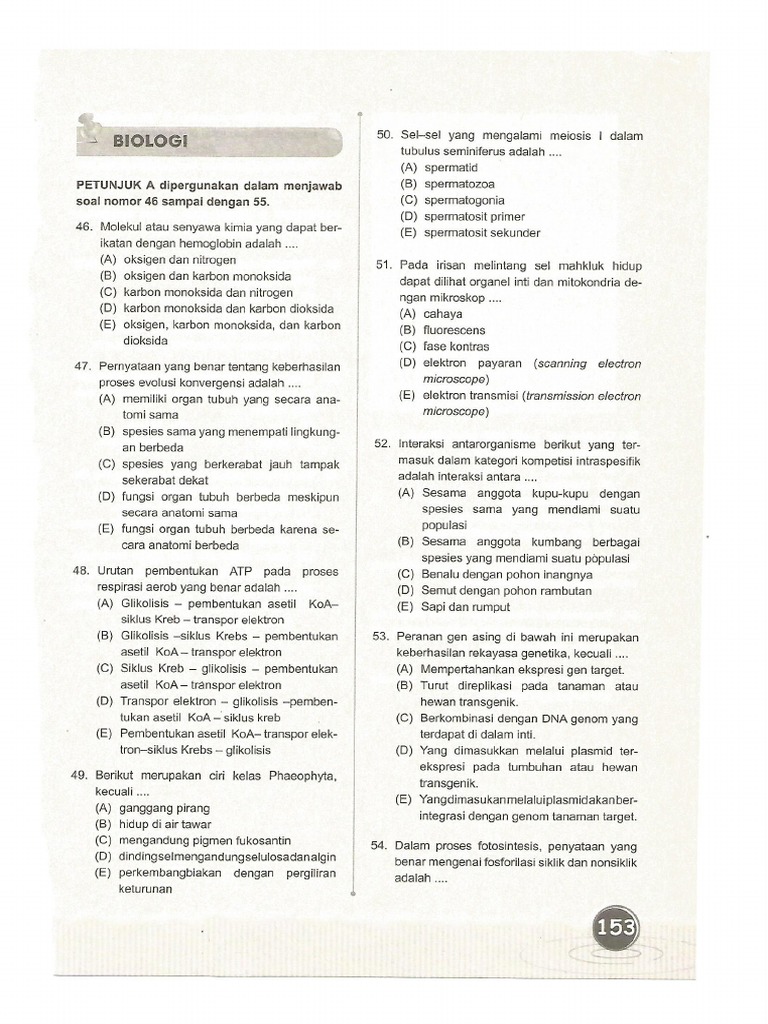 Pembahasan Soal Un Biologi 2018 Kak Ajaz Masnurul