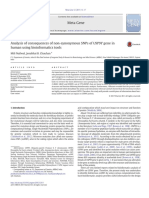 Analysis of Consequences of Non-Synonymous SNPs of USP9Y Gene in Human Using Bioinformatics Tools