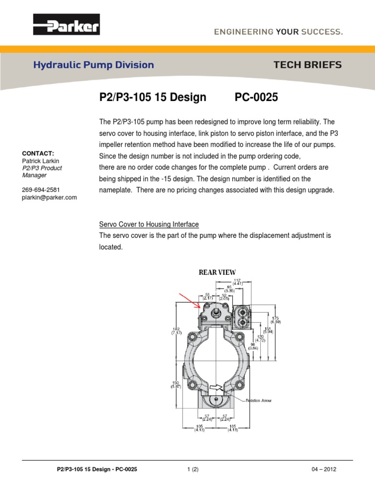 Pump Design Upgrade Details | PDF | Pump | Machines