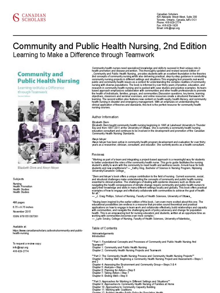Community Public Health Nursing Pdf – DDVLNE