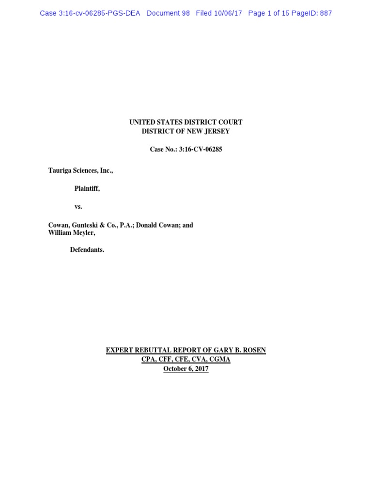 Rebuttal 2 | PDF | Form 10 K | Audit