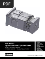 Parker 金杯马达Gold Cup M24&30零部件手册