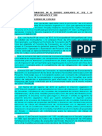 Marco de Lo Establecido en El Decreto Legislativo #1192 y Su Modificatoria Decreto Legislativo #1330
