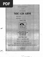 MIC120 ABM Parts Manual