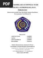 Konsep Keprilakuan Ditinjau Dari Sosiologi, Antropologi, Dan Psikologi