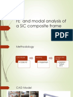 FE and Modal Analysis of a SiC Composite