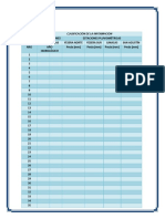 Clasificación de La Información Hornos