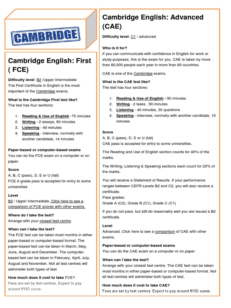 Cambridge Evaluations | PDF | Student Assessment And Evaluation ...