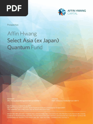 Prospectus Affin Hwang Select Asia Ex Japan Quantum Fund Hedge Finance Securities Finance