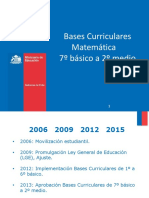 Presentación Bases Curriculares 7° básico a 2° medio_ Matemática
