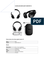 Descripcion Audifonos Bose Quietcomfort 35