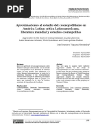 Aproximaciones Al Estudio Del Cosmopolitismo en Al