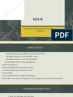 Ads-B: Automatic Dependent Surveillance Broadcst