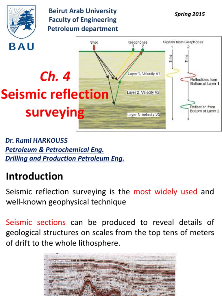 Seismic Reflection Survey Techniques | PDF | Reflection Seismology ...