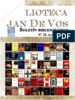 Boletín-Biblioteca Jan de Vos-Agosto 2017