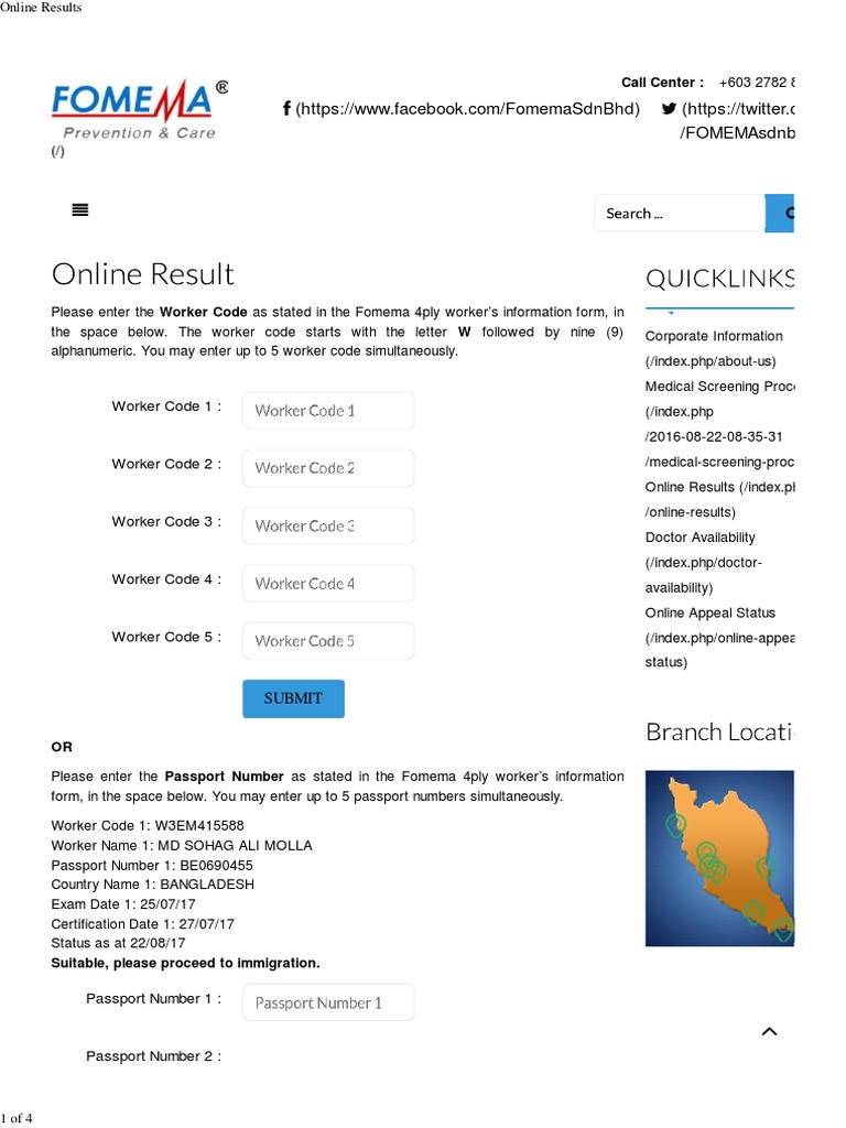 Fomemasdnbhd Call Center Pdf Wellness Medical