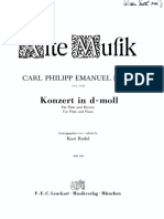 Flute Concerto in D Minor (Piano) PDF