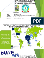 Adopción de Las NIIF