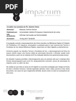 A Mulher segundo o Padre António Vieira - António Marques