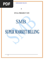 Super Market Billing Management.doc