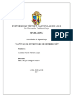 Capítulo Ix - Estrategia de Distribución